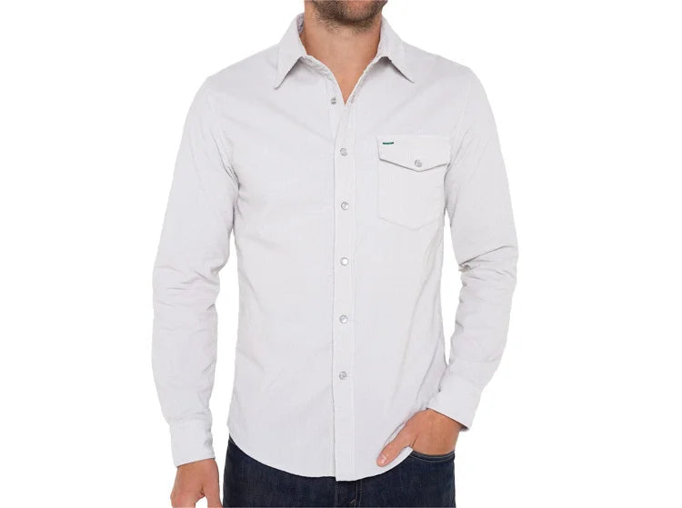 MatteoFerrari Corduroy Knoop Overhemd