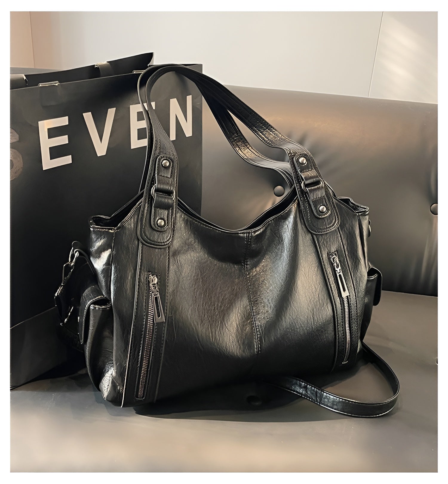 Amélie – Elegante Leren Dames Tote Bag