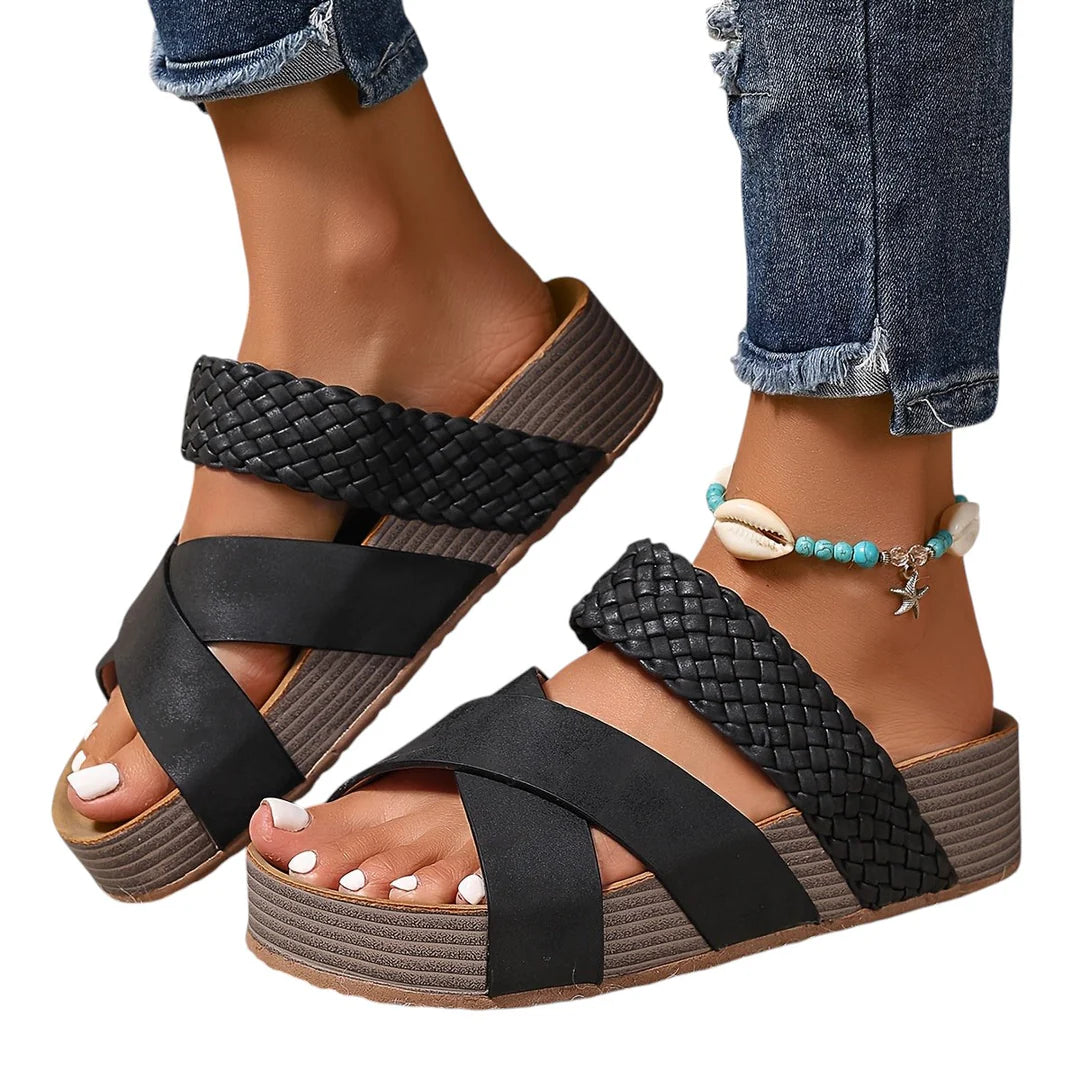 Grace – Leren Dames Comfortsandalen