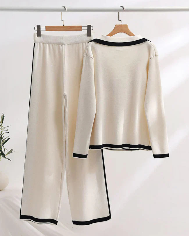 Jessie – Elegante Dames Lounge Set met Colourblock