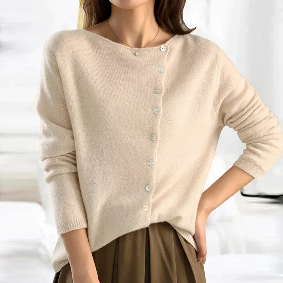 Isabella – Elegante Dames Vest Met Knoopsluiting