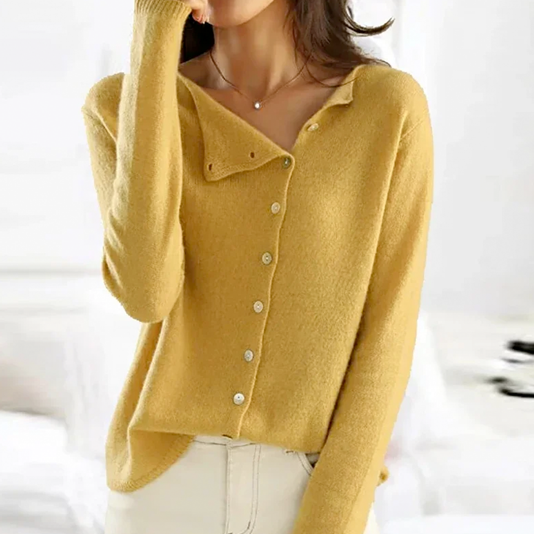 Isabella – Elegante Dames Vest Met Knoopsluiting