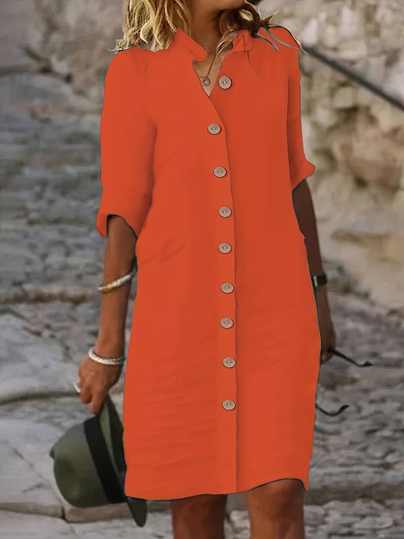 Giulia – Casual Midi Jurk voor Dames