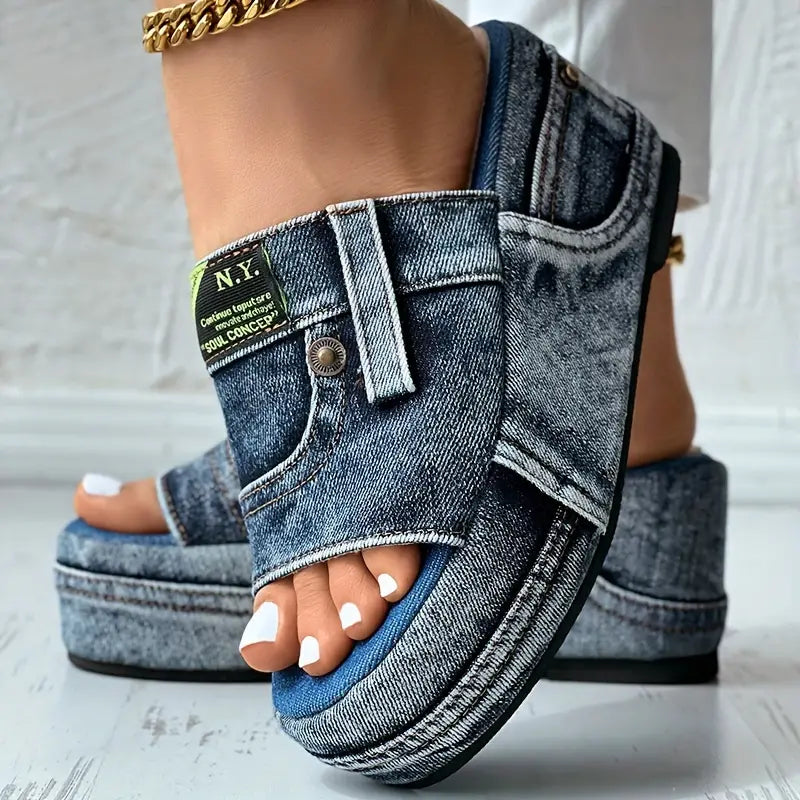 ModaBlu™ Denim sandalen