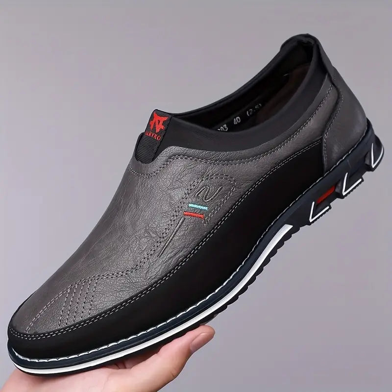 Diony – Leren Slip-On Loafers voor Heren