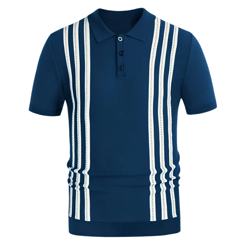 DarioConti Gestreepte Casual Polo