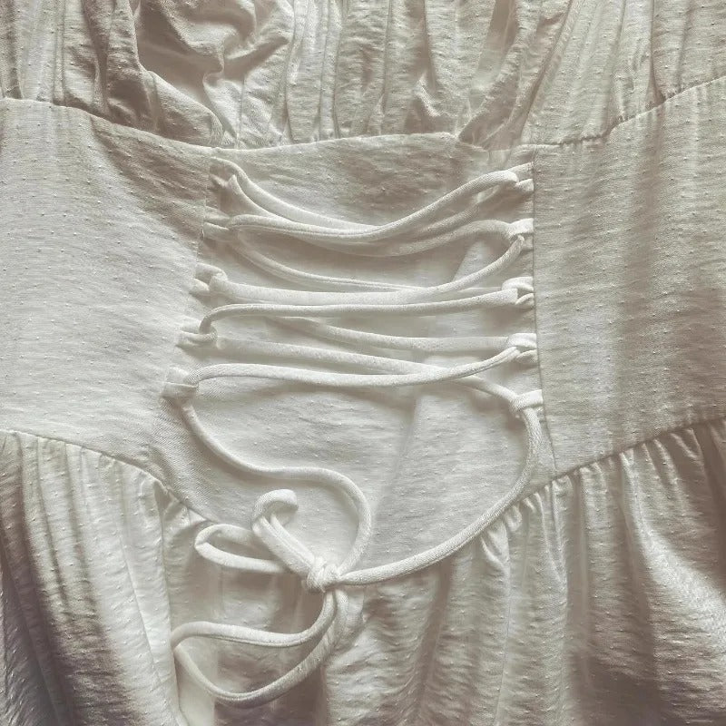 Seraphina – Boho Kanten Corset Zomerjurk voor Dames