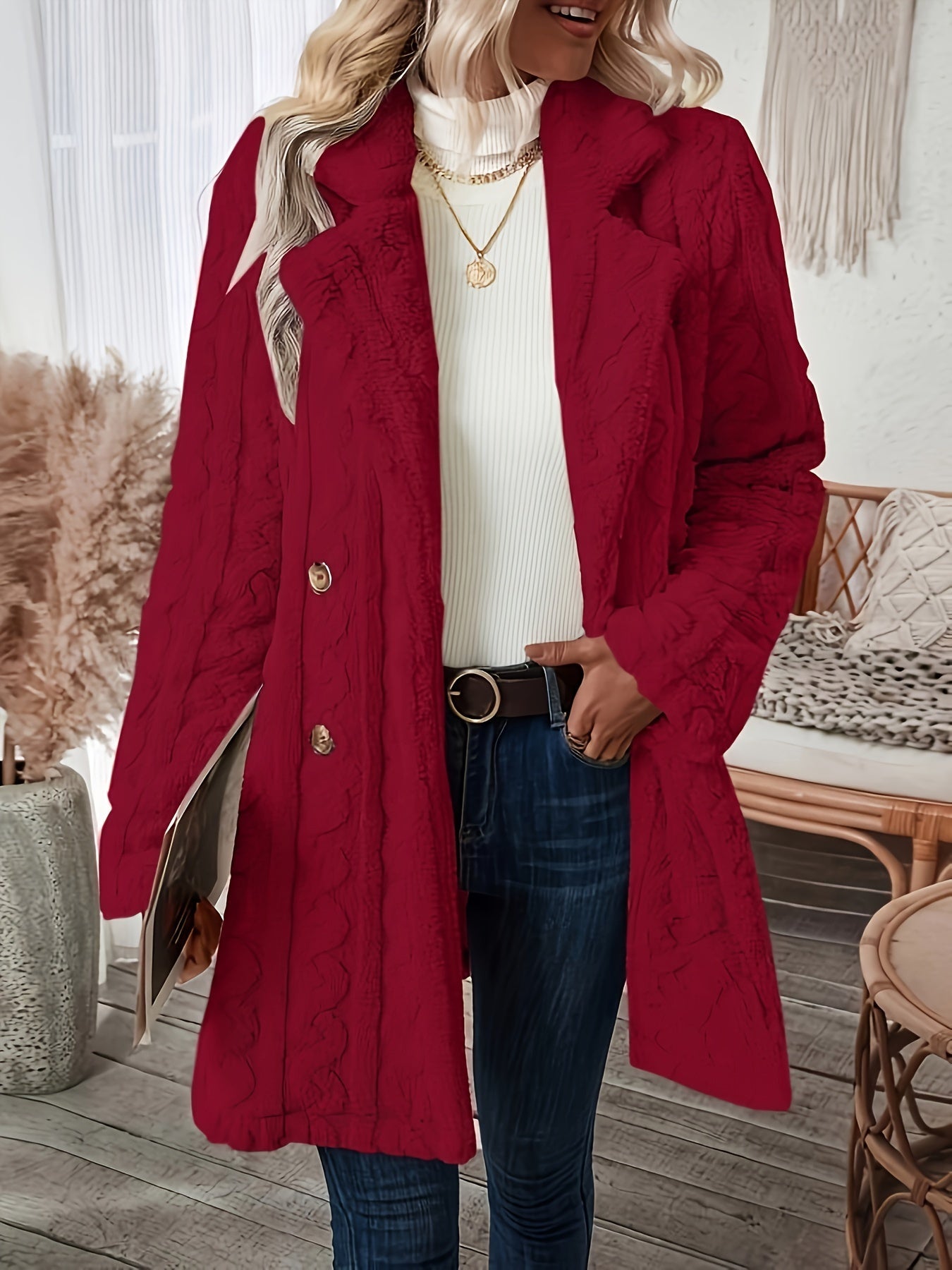 VeraMonti Elegante chique winterjas Voor Vrouwen