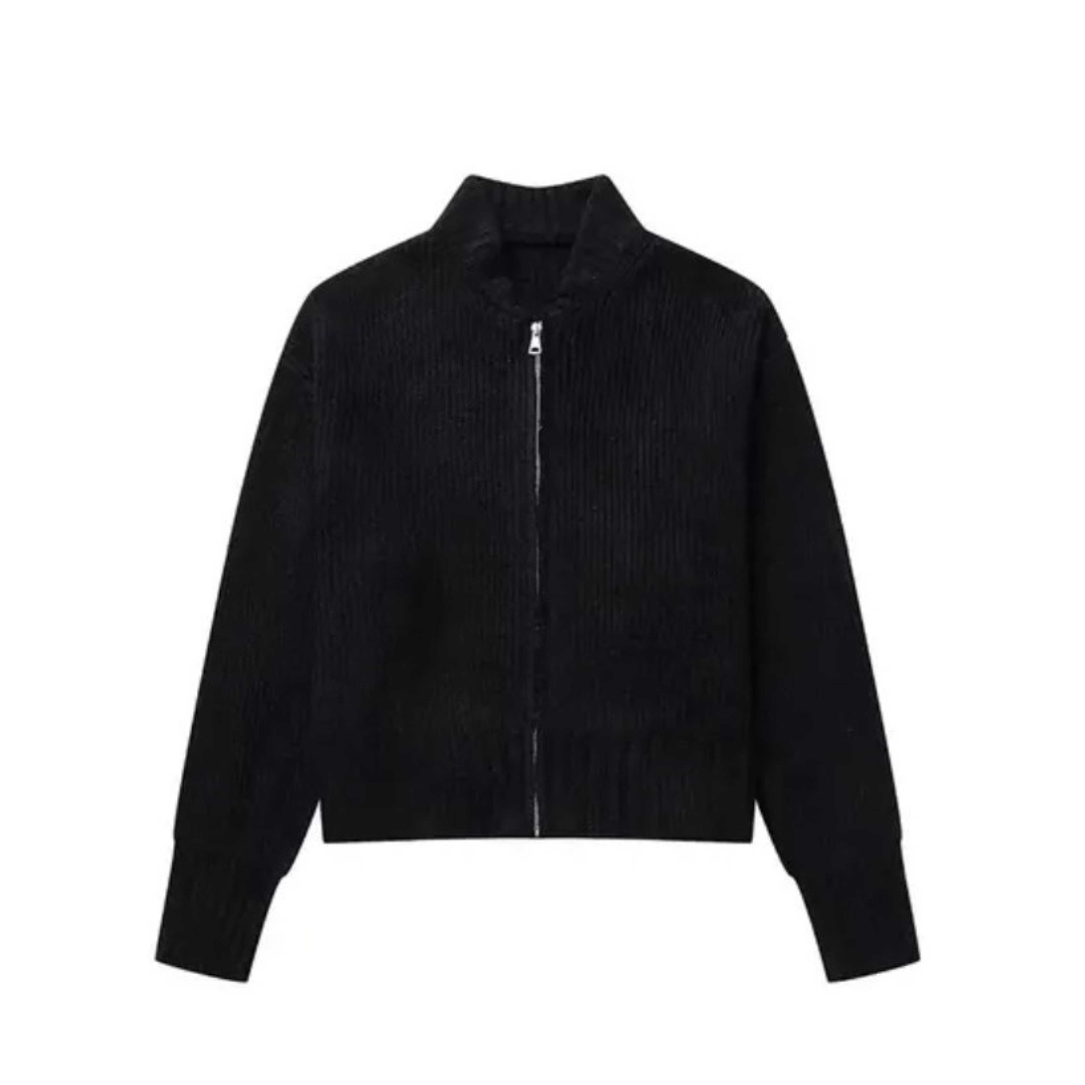 ViottiKnit™ gebreid bomberjack met ritssluiting