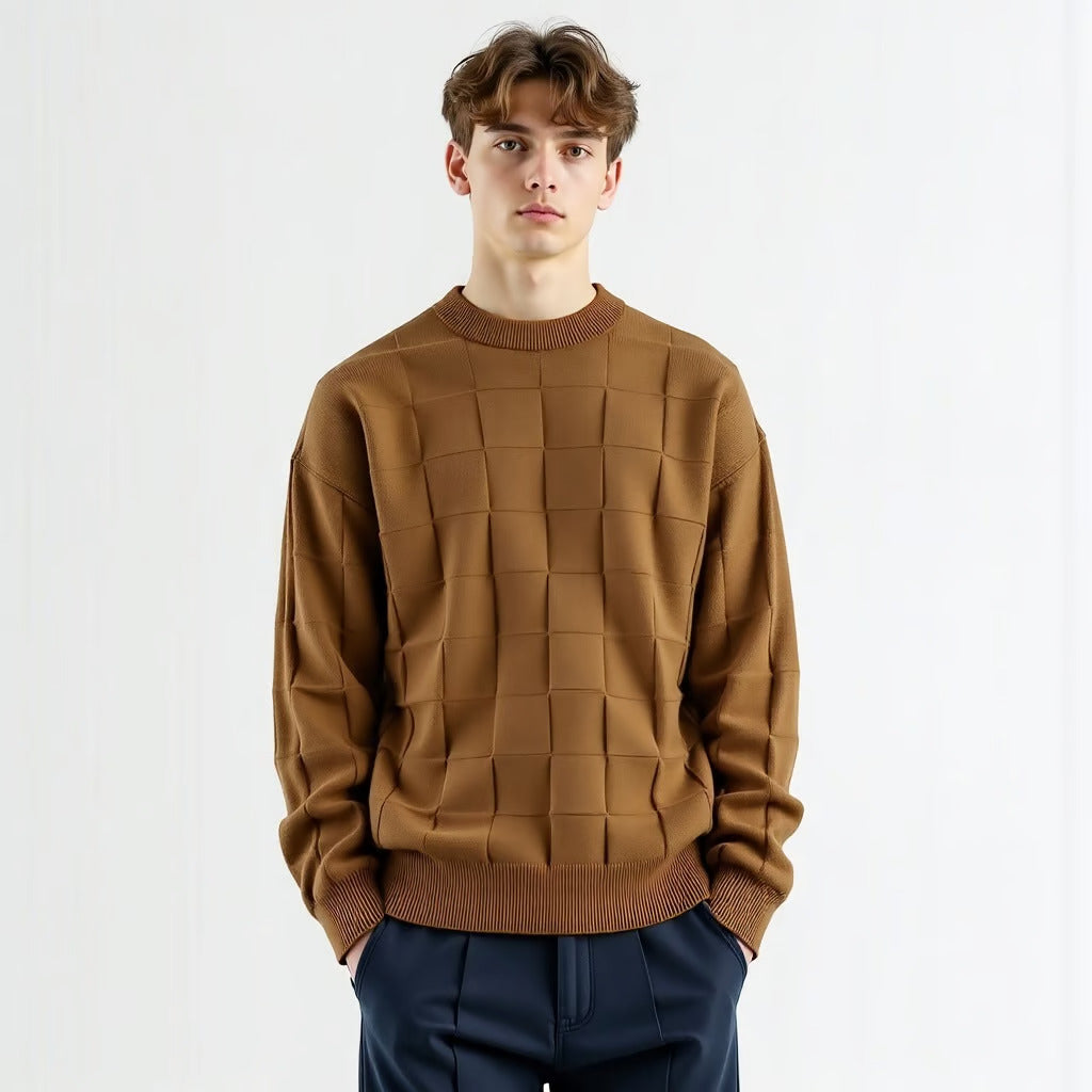 Alessandro – Heren Trui met Heritage Ruitpatroon