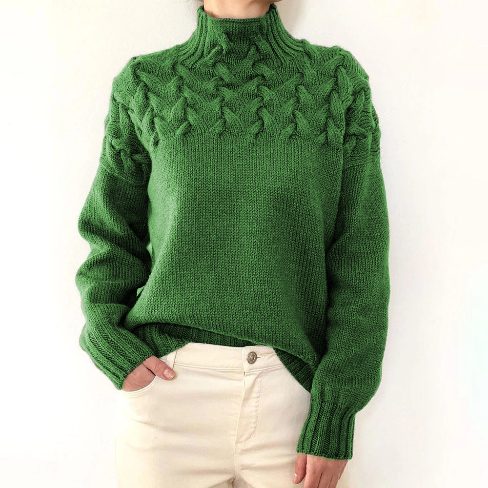 Elena – Warme Gebreide Dames Coltrui