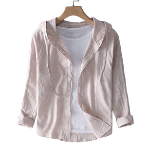 Donita – Luchtige Dames Linnen Hoodie