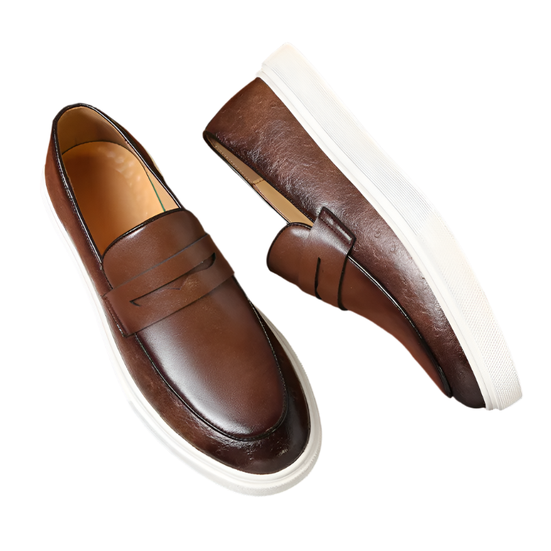 Morvelli – Leren Heren Loafers met Kwastjes
