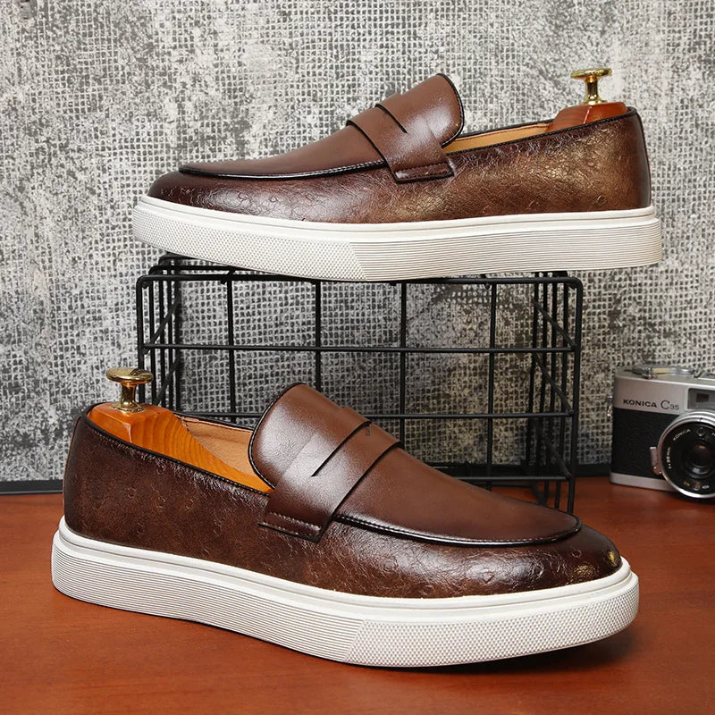 Morvelli – Leren Heren Loafers met Kwastjes