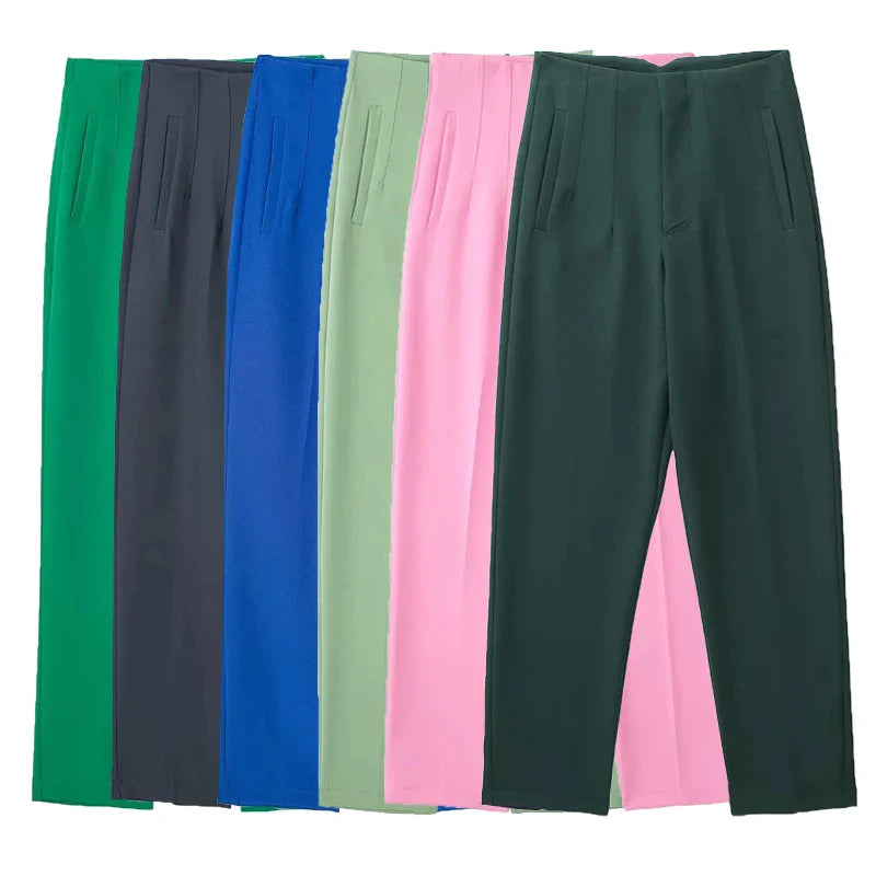 Elisa – Elegant Hoge Taille Dames Broek