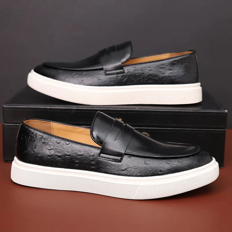 Morvelli – Leren Heren Loafers met Kwastjes