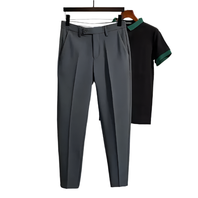 Franklin – Tapered-Fit Casual Stretch Broek voor Mannen