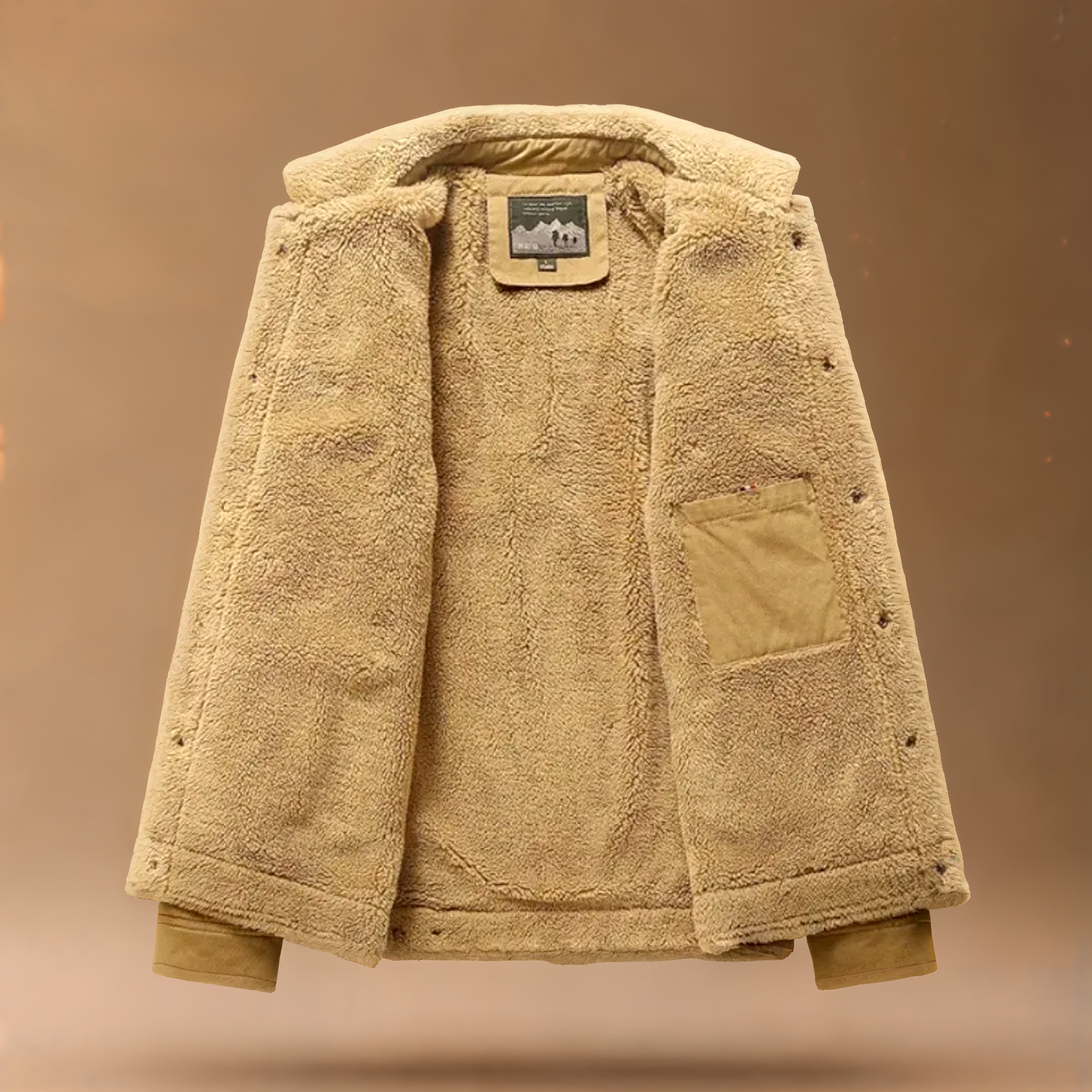 Luca – Heren Sherpa Winterjas met Stijlvolle Look