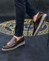 PaoloRicci Heren Natuurlijk leren schoenen