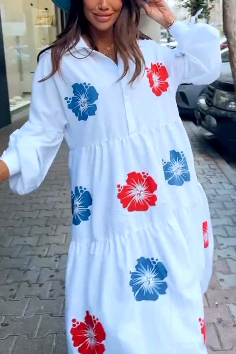 SofiaBellini Jurk met Kapselprint