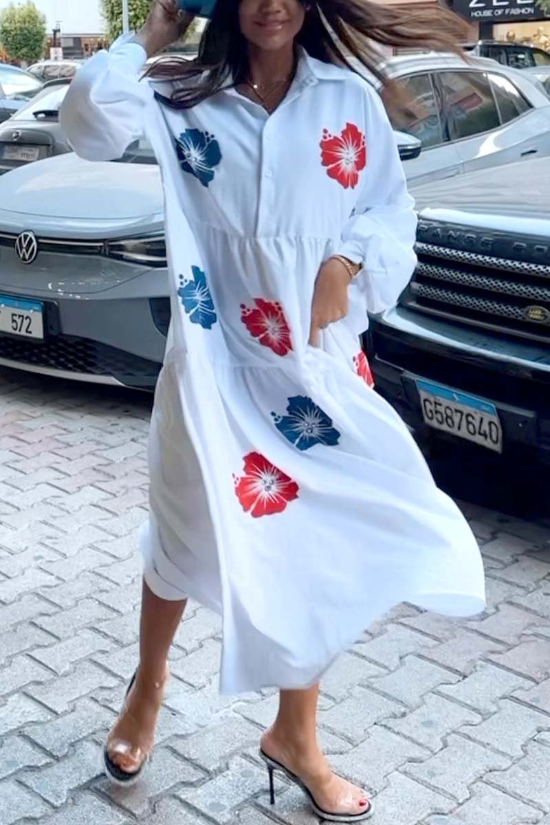 SofiaBellini Jurk met Kapselprint