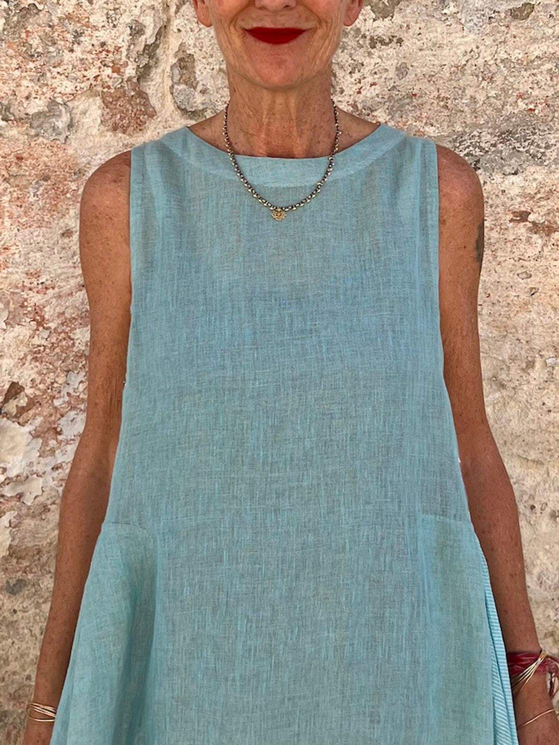ChiaraBellante Mouwloze Gedrukte Jurk