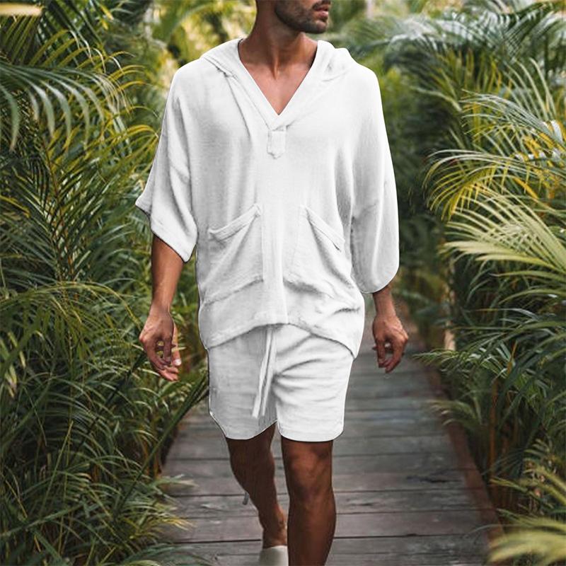 Lorenzo – Losvallende Zomerset van Katoen voor Heren