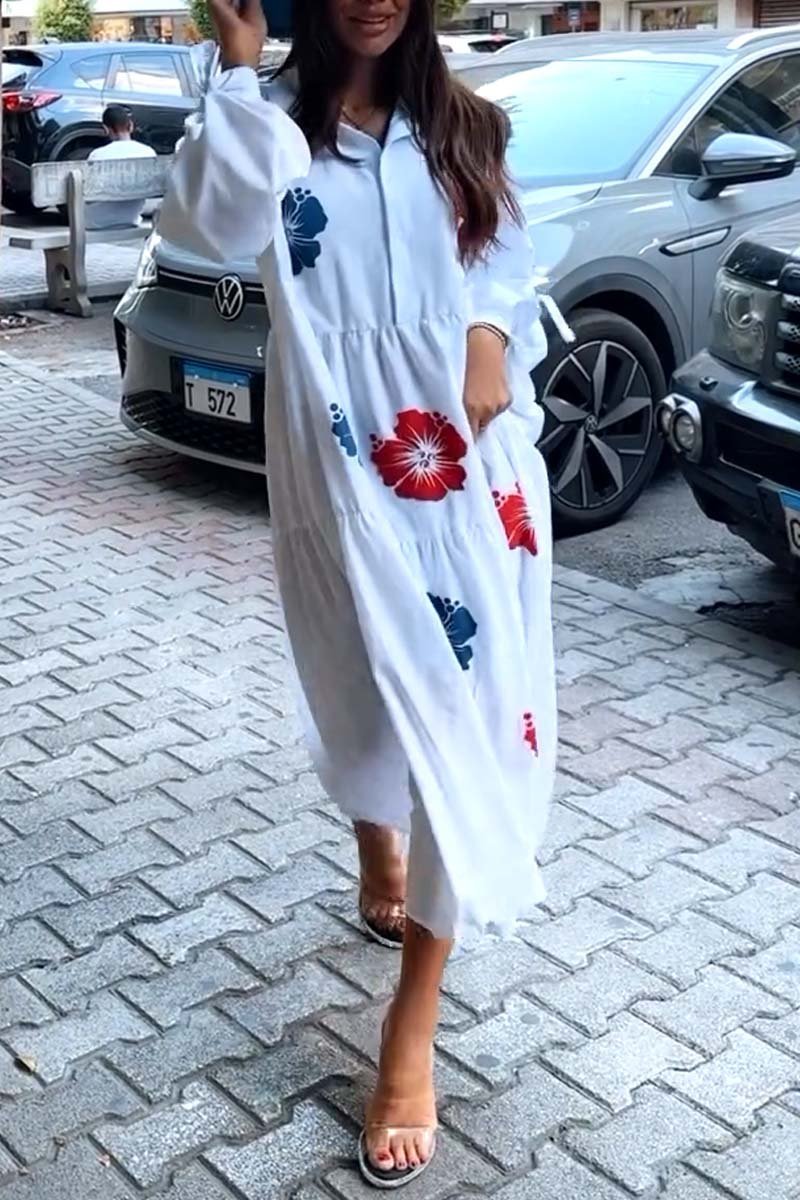SofiaBellini Jurk met Kapselprint