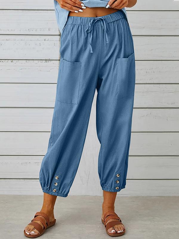 Rizzo broek met hoge taille en wijde pijpen