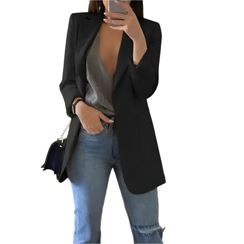 Alessia – Getailleerde Dames Blazer in Uitgebreide Maten