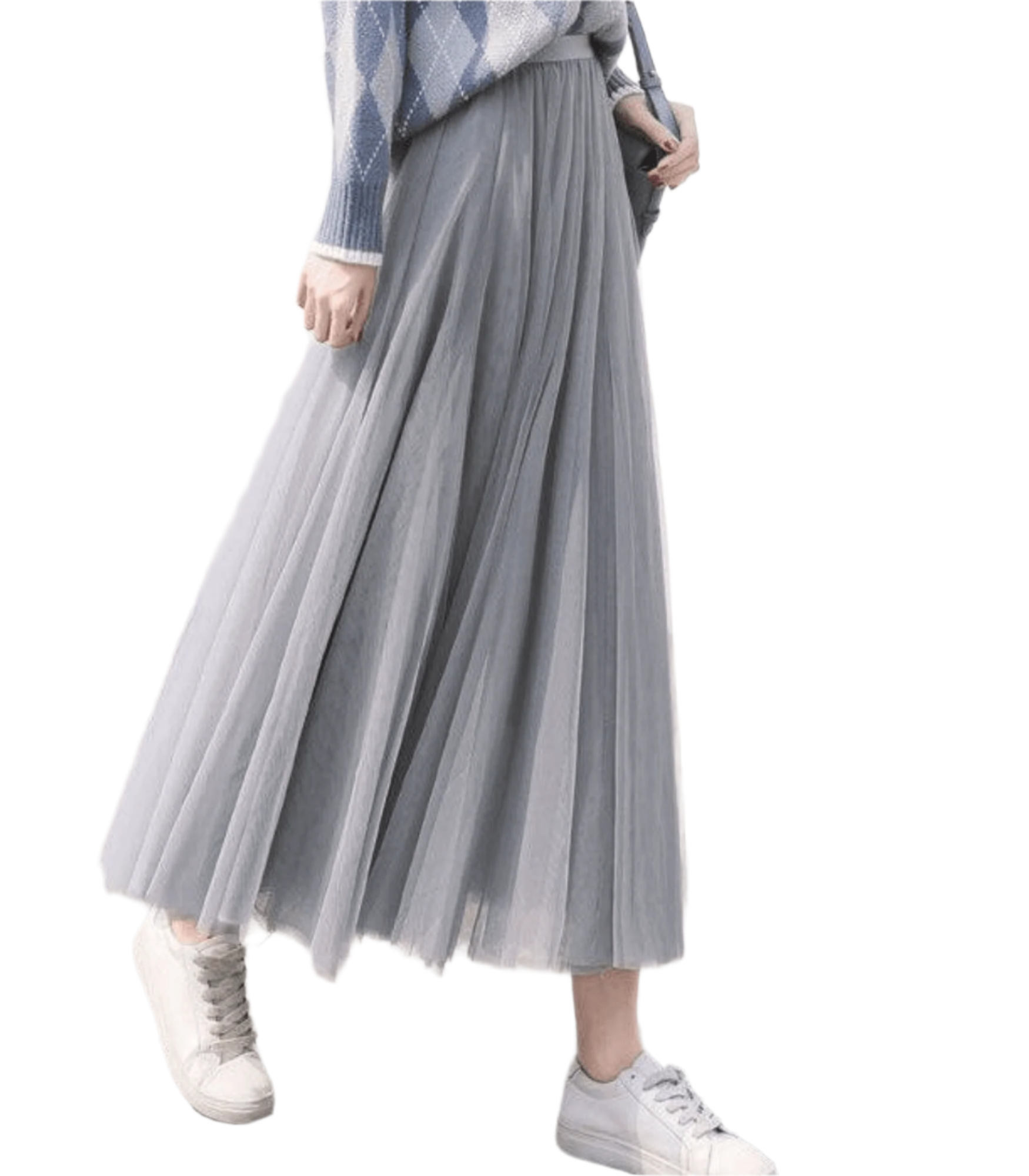 Isabella – Hoge Taille Elegante Dames Midi Rok