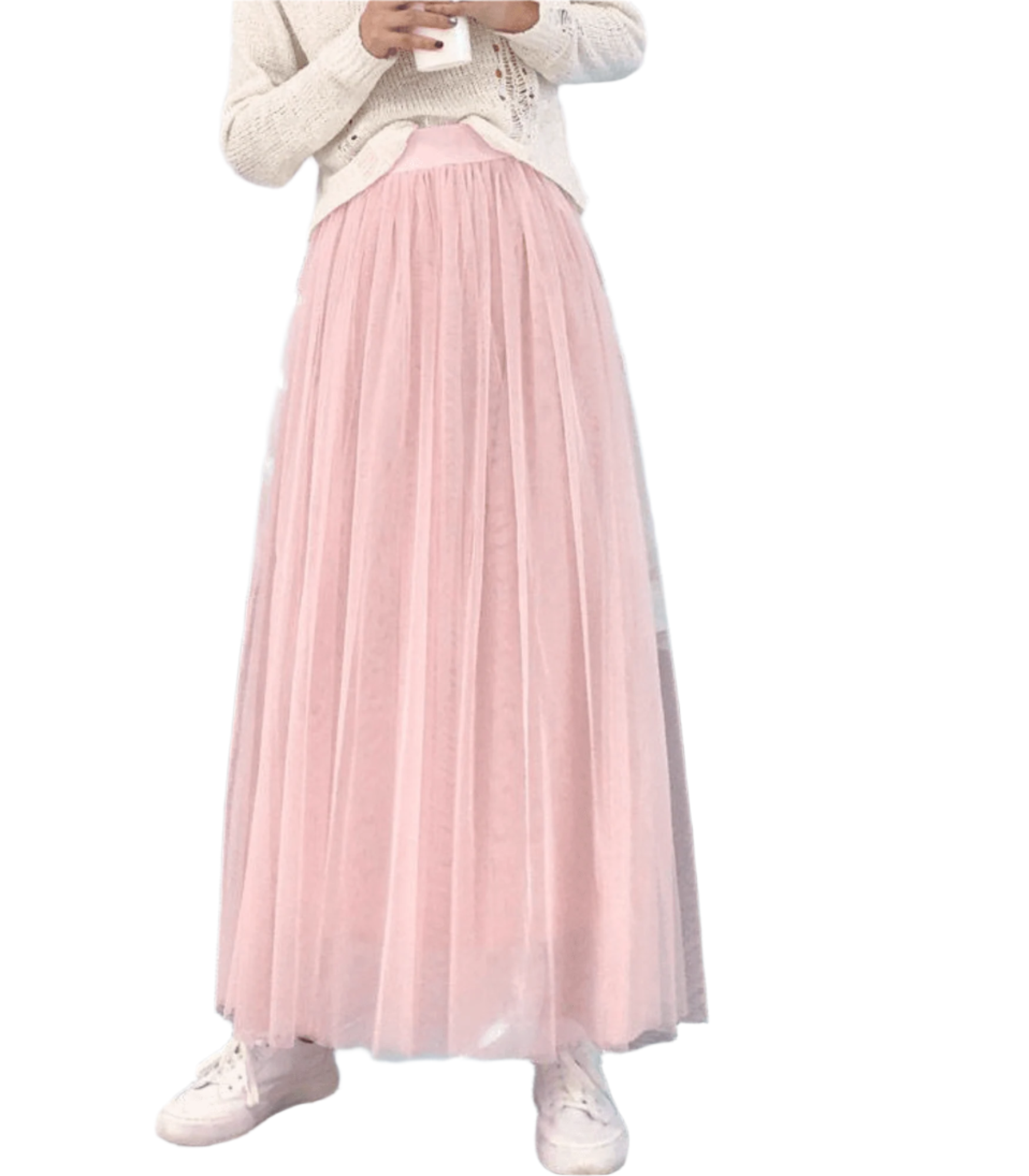 Isabella – Hoge Taille Elegante Dames Midi Rok