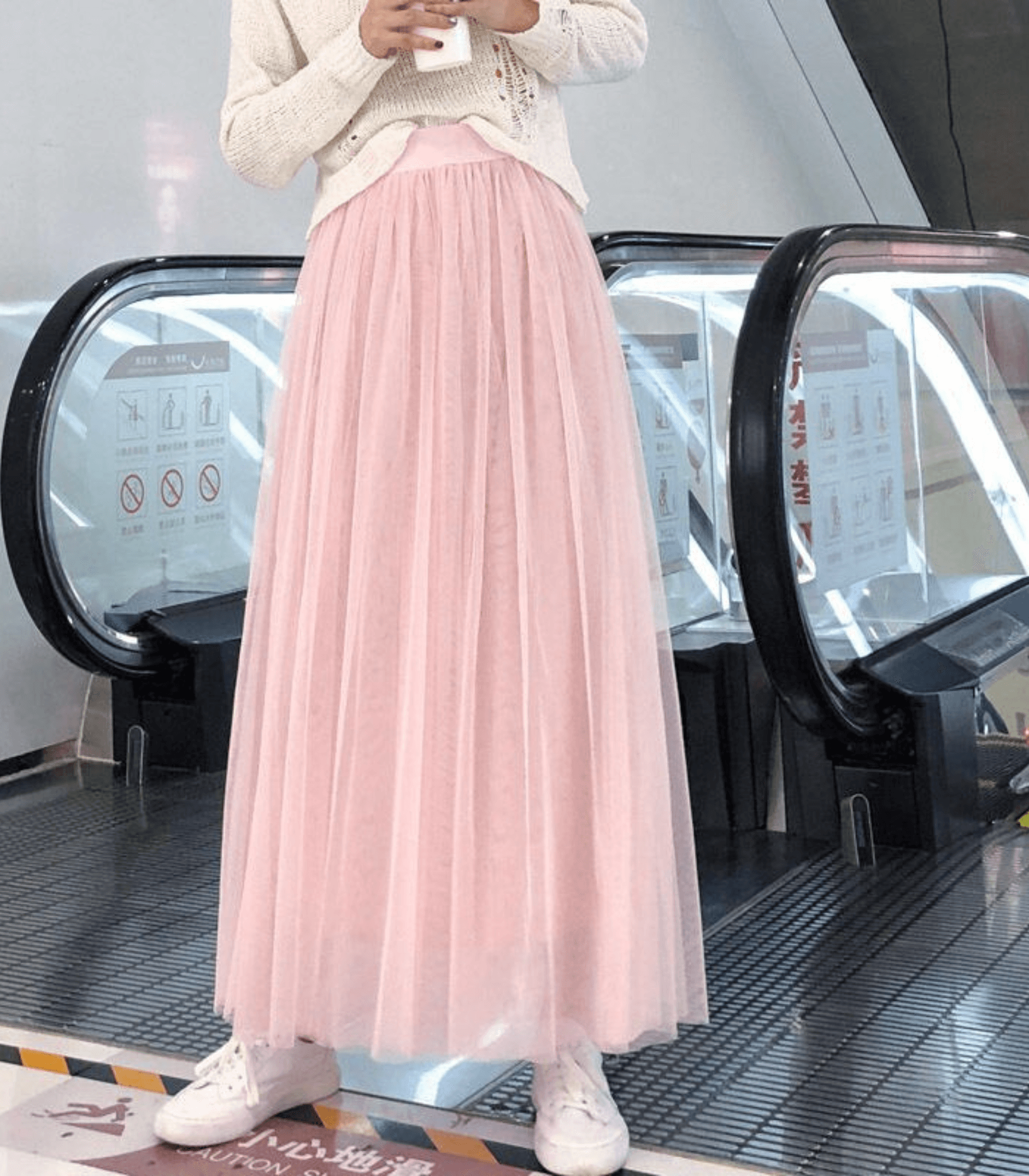 Isabella – Hoge Taille Elegante Dames Midi Rok