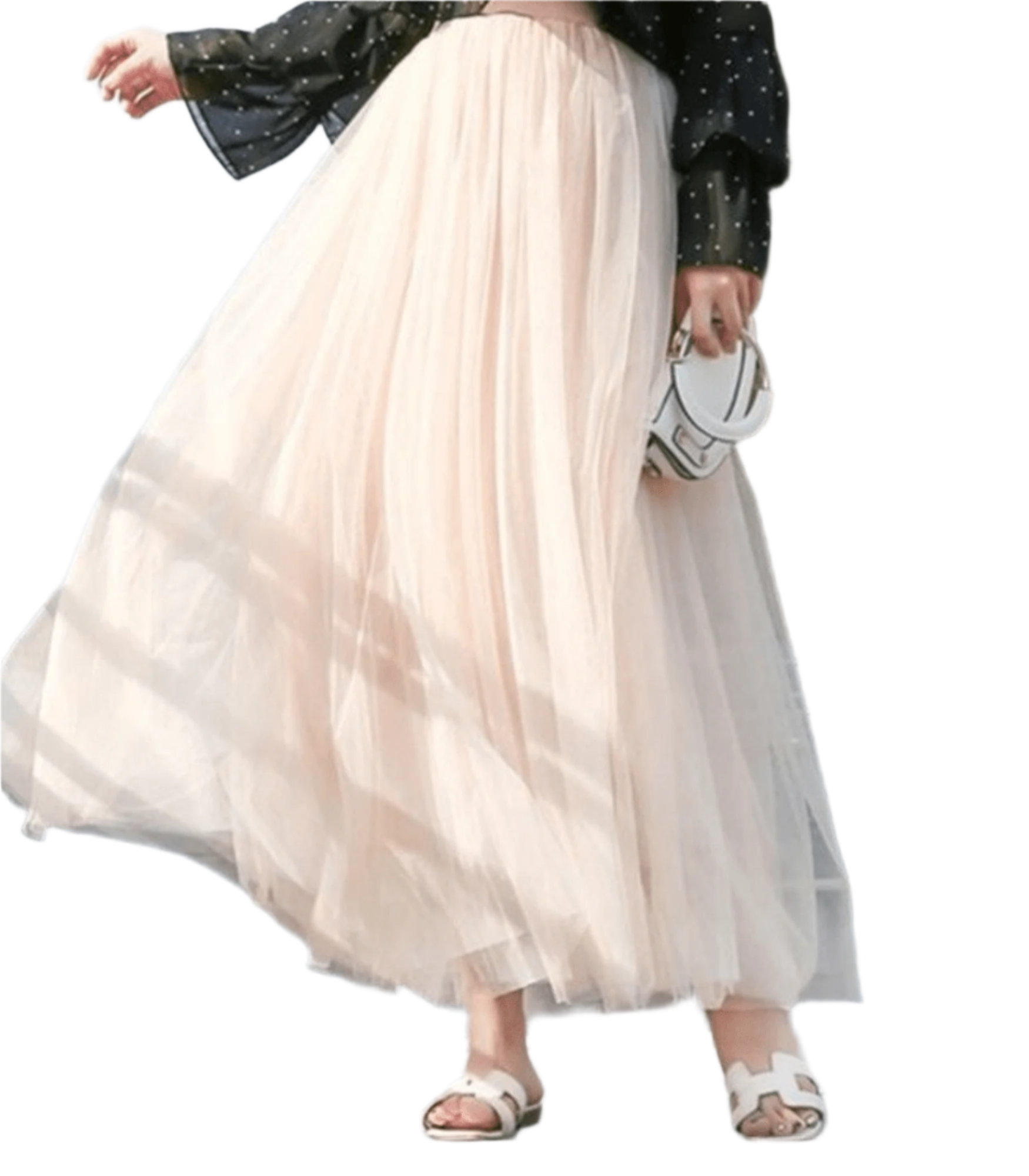 Isabella – Hoge Taille Elegante Dames Midi Rok