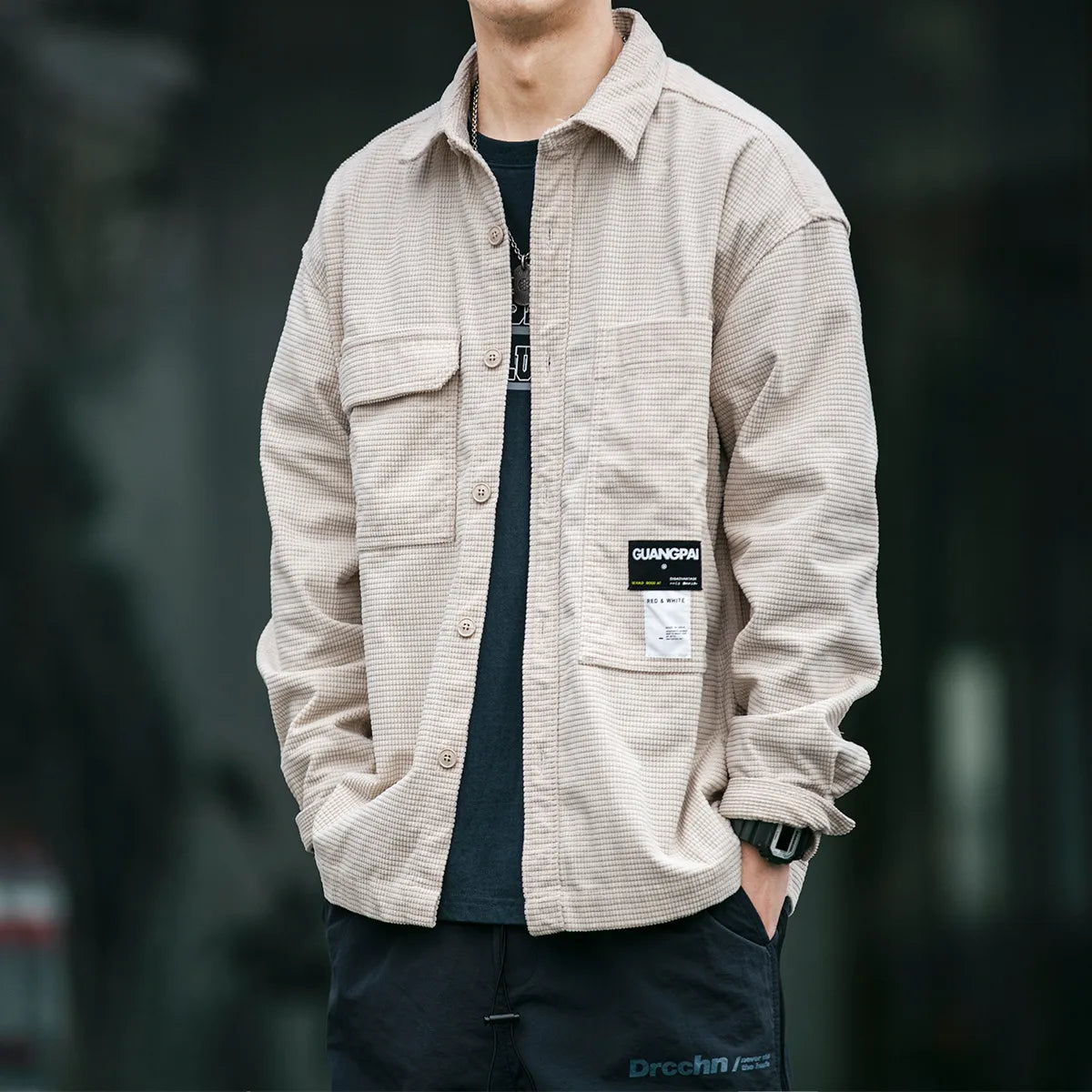LucaUrbano™ Corduroy shirt van de stadsverkenner