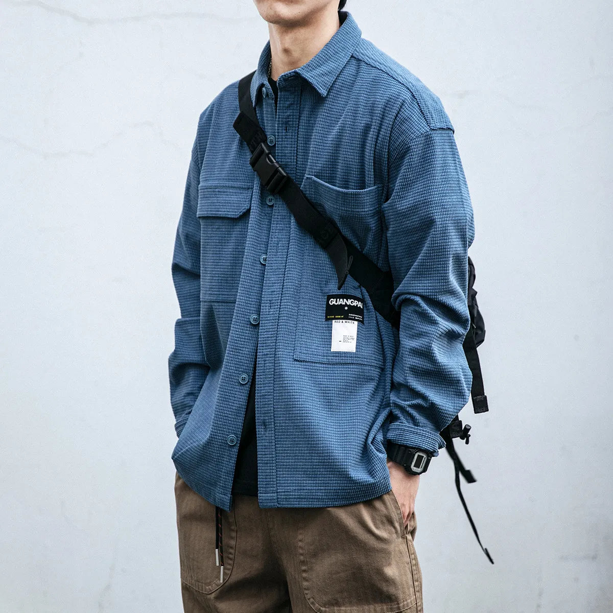 LucaUrbano™ Corduroy shirt van de stadsverkenner