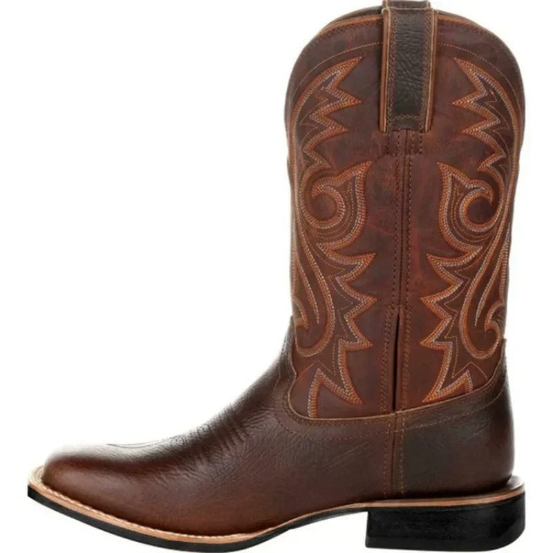 Lorenzo – Western Leren Herenlaarzen