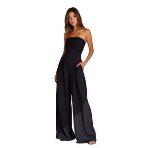 Celeste – Straploze Dames Jumpsuit met Corsetlook