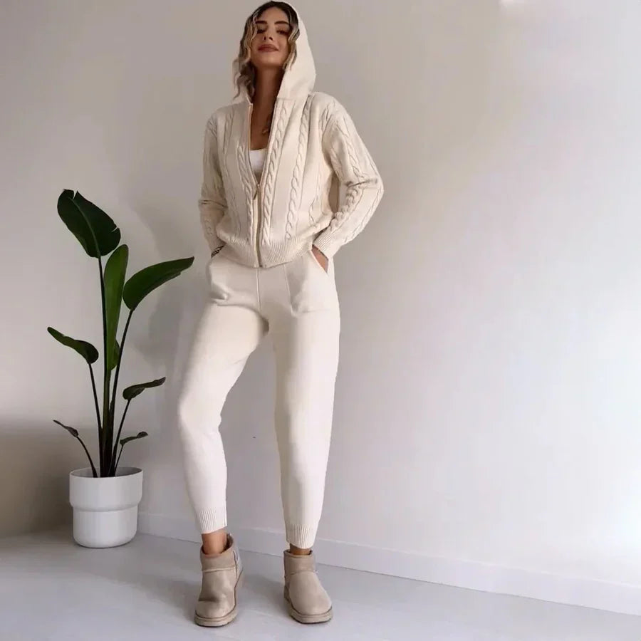 Elena – Comfortabele Tweedelige Dames Loungewear Set