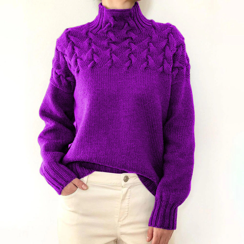 Elena – Warme Gebreide Dames Coltrui