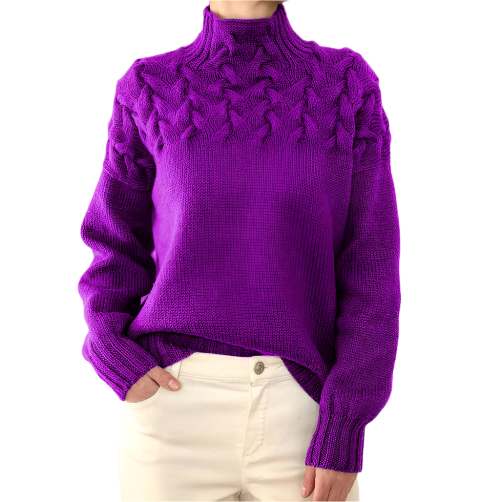 Elena – Warme Gebreide Dames Coltrui