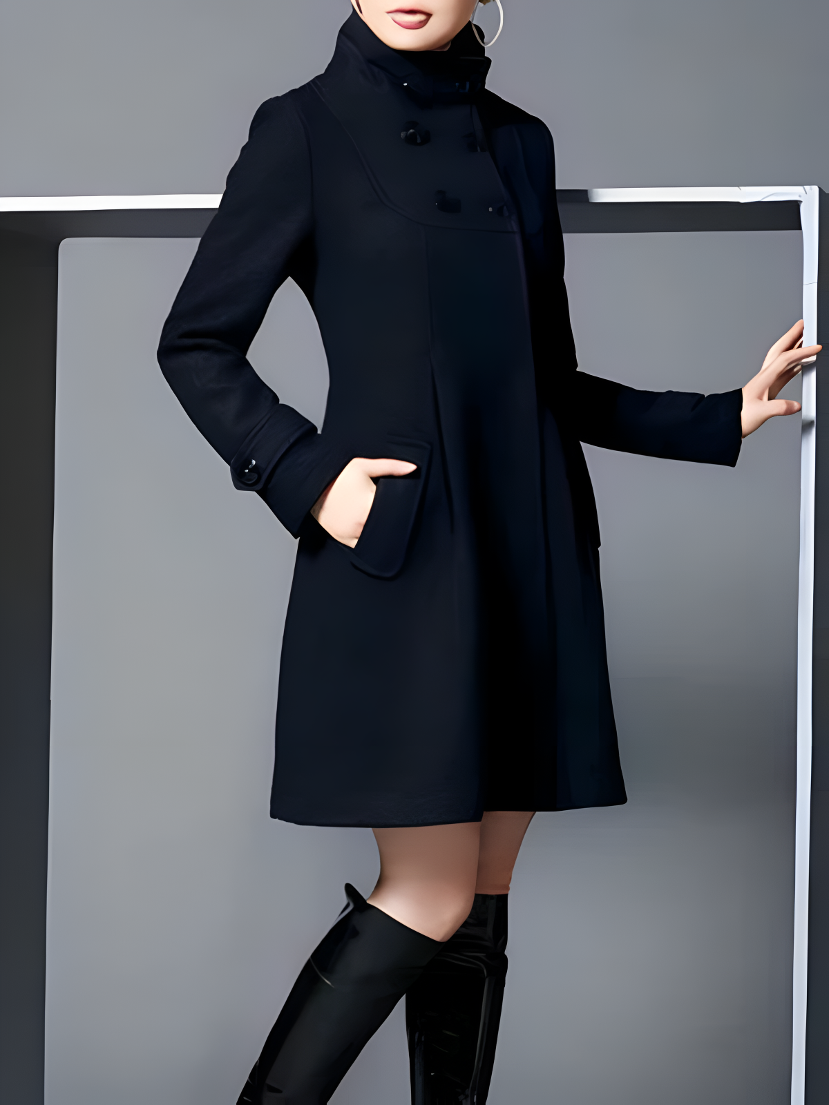 Sophia – Elegante Dames Jas met Getailleerde Kraag