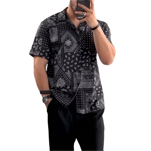 BiancaMoretti Retro Cashew Mouw Shirt