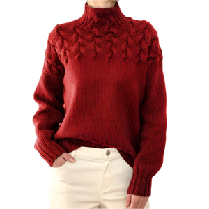 Elena – Warme Gebreide Dames Coltrui