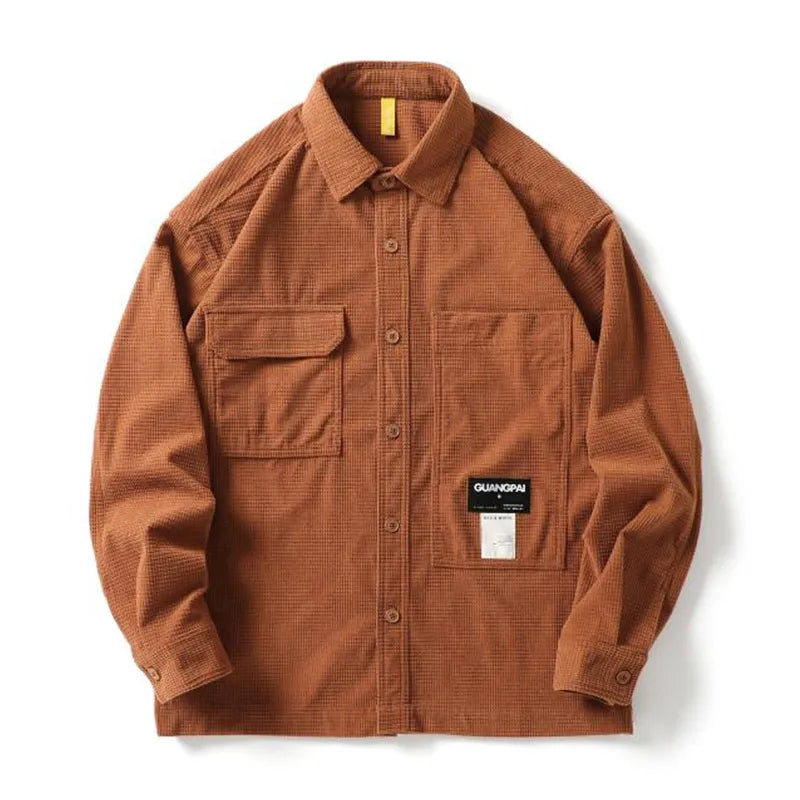 LucaUrbano™ Corduroy shirt van de stadsverkenner