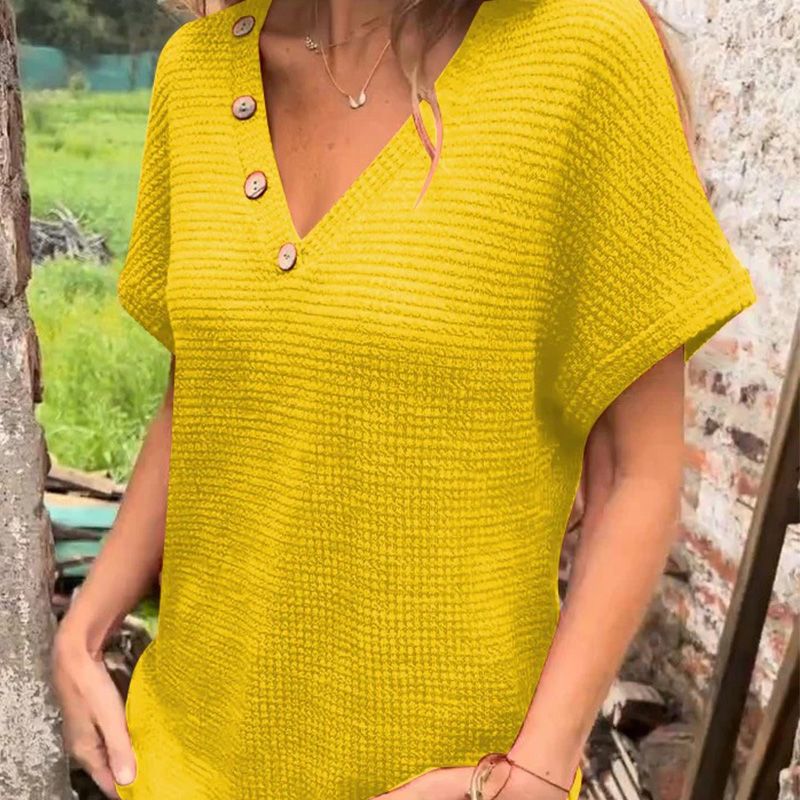 CozyChic™ Top met korte mouwen