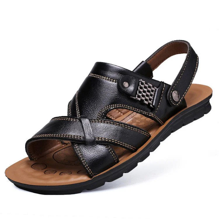 VittorioValli Leren Sandalen
