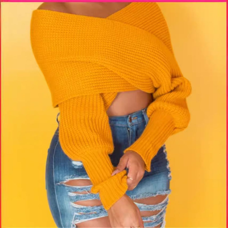 LiviaRossi Sweater Sjaal met Mouwen