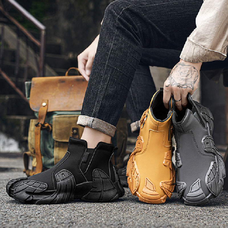 Leonardo – Stoere Heren Slip-On Hoge Sneakers
