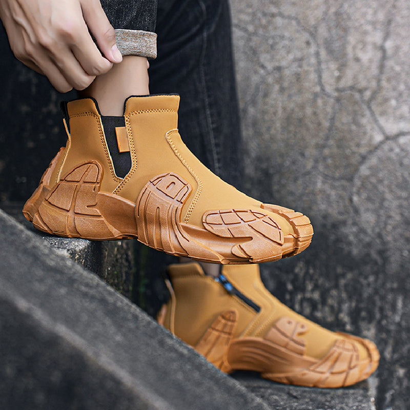 Leonardo – Stoere Heren Slip-On Hoge Sneakers